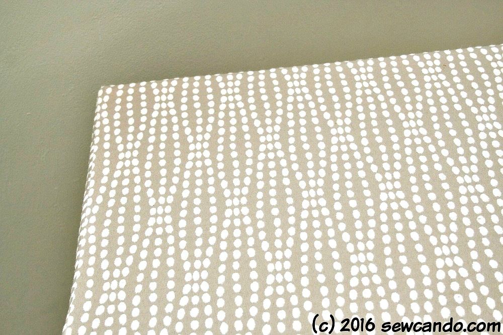 Sew Can Do The Reupholstered Storage Cube ANYONE Can Do